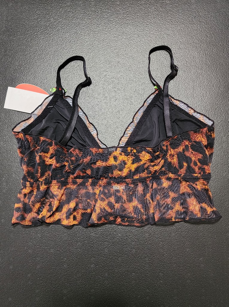 Y2k Mesh Fairy Grunge | Rose Detail Bralette Top | Parade | Size S — image 6 of 8